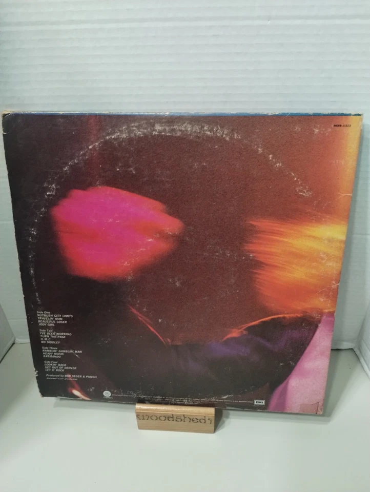 Bob Seger And The Silver Bullet Band - Live Bullet - 1976 Vinyl LP Gatefold G/VG - Image 3 of 3