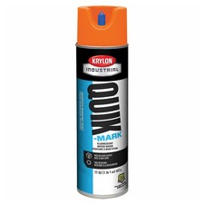 Krylon Industrial Quik-Mark Wb Inverted Marking Paint Fluorescent Orange Lot of