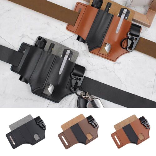 Bolsas de cinturón bolsa de cuero cinturón bolsa de cuero cintura bolsa de almacenamiento bolsa de cintura - Imagen 1 de 15