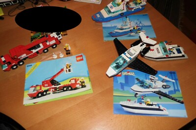 Lotto LEGO 6353 6358 6344 Lego System Legoland USATO (Leggi