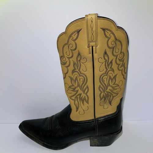 Women's Ariat Cowboy Boots Size 8 B White Style 15781 - Picture 4 of 13