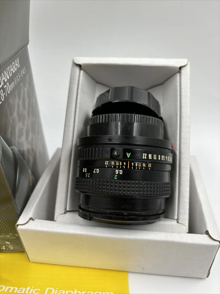 🔥🔥CAMERA LENS Quantaray 28-70 f3.5-4.5 Lens for Canon 25-166-4215 Pre Owned - Image 2 of 4