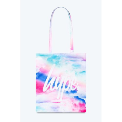 Rainbow Clouds Tote Bag – Pastel Print Lightweight Reusable  Everyday