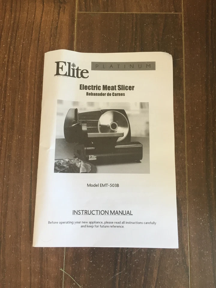 Rebanada de comida eléctrica de aluminio fundido a presión Maxi-Matic EMT-503B Elite Gourmet 130 vatios Foto 4 de 4