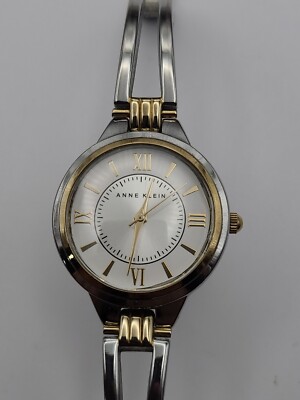 Anne Klein AK/ 1441 Gold Silver Tone New Battery Watch | eBay display picture 3