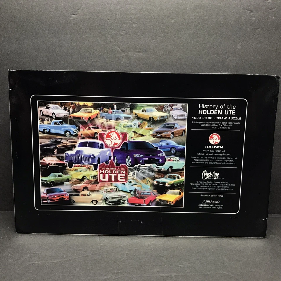 Rompecabezas conmemorativo Holden Ute HJ06 1000 piezas caja de hojalata RARO Foto 2 de 4