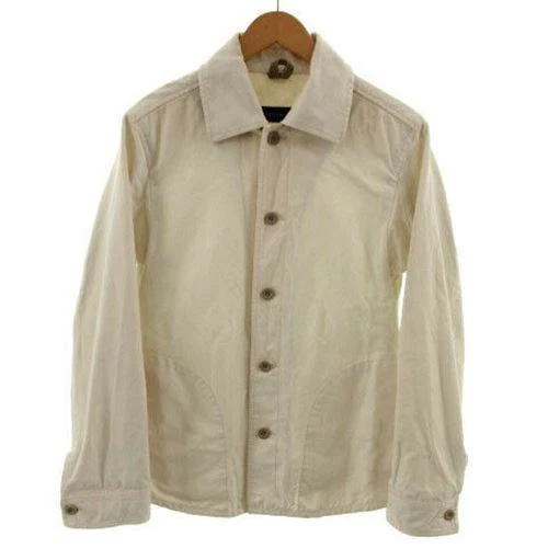 Tomorrowland Jaquet Coveralls Linen Mixture Cowhide Switching
