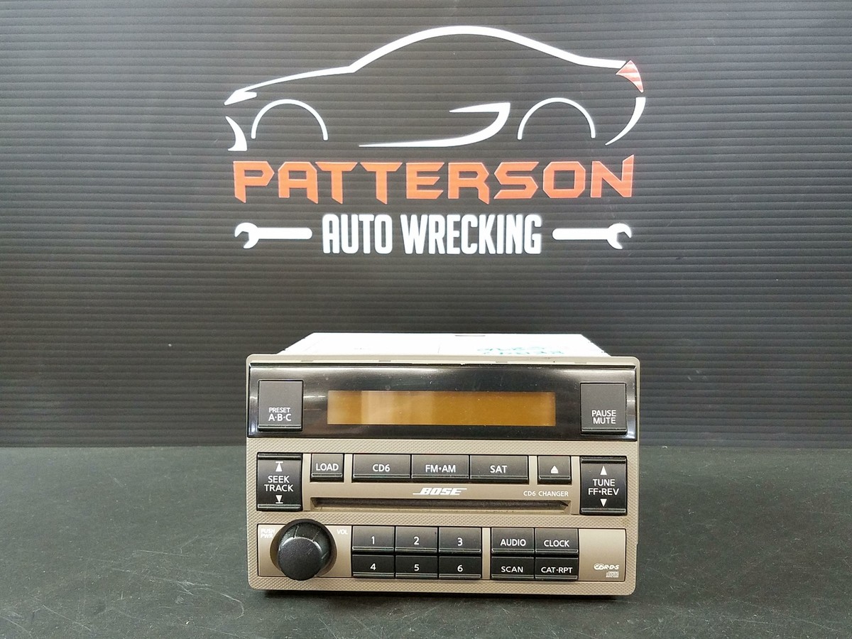 2006 NISSAN ALTIMA RADIO AM-FM STEREO 6 DISC CD BOSE ID