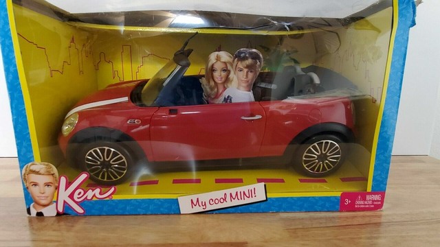 mini cooper barbie car