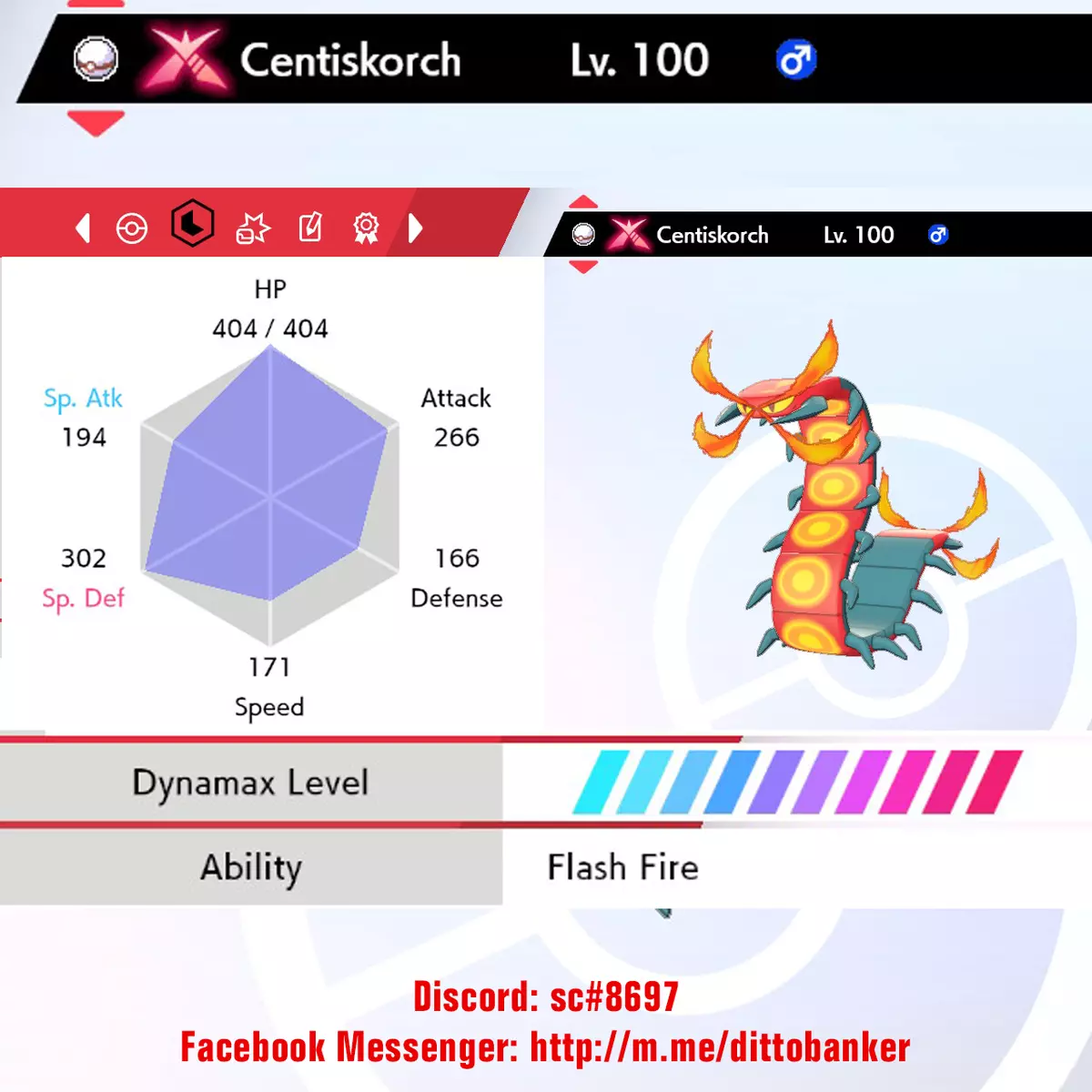 Centiskorch  Pokémon Sword e Pokémon Shield