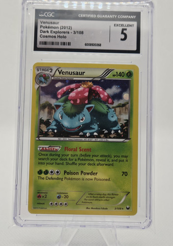 Venusaur graded CGC 5 for sale on eBay