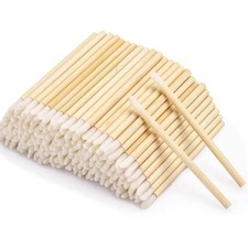 200Pack Disposable Lip Brushes for Gloss Lipstick Wands Applicator Makeup Tool
