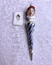 Vintage Patricia Breen 10  French Twist Glass Ornament Retired  1995