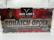 RARE Jack Link’s SQUATCHOPOLY 25th Anniversary Edition SEALED 2013 Monopoly NEW!