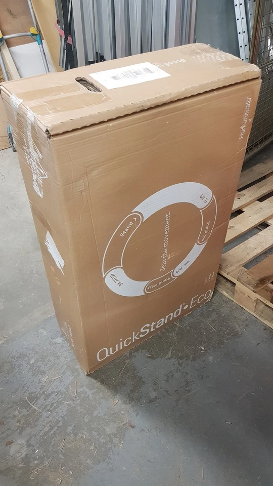 NEW Humanscale Quickstand Eco Dual Monitor portable sit-stand desking solution - Image 4 of 4