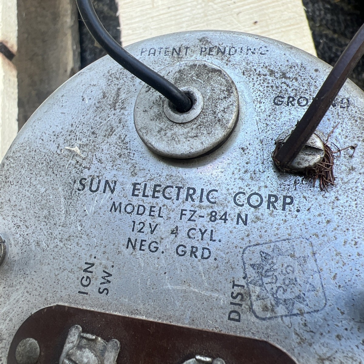 4-CYL VINTAGE SUN TACHOMETER 8,000 RPM MODEL # FZ-84-N 8k Tach Hot
