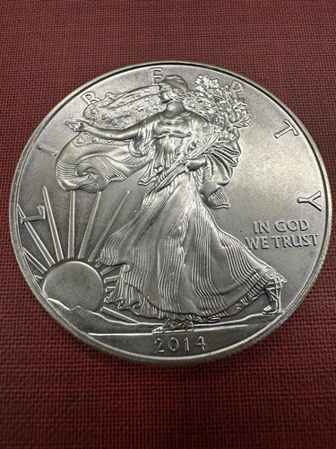 2014 American Eagle Silver Dollar  1 oz .999 Silver Uncirculated