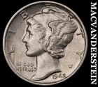 1942 Silver Mercury Dime - Scarce  Better Date  No Reserve  #K1338