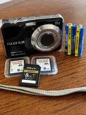 FUJIFILM FinePix AX560 Digital Camera 16 MP 5x Zoom HD Movie Tested Working