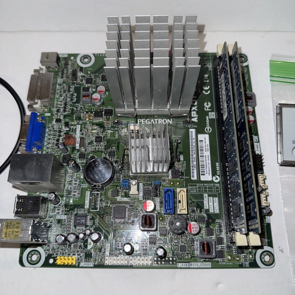 HP APXD1-DM Pegatron Motherboard  1.3 GHz Tested Works 3GB 1066 MHz  RAM - Image 2 of 4
