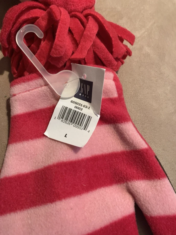 ¡NUEVO CON ETIQUETAS! Juego de manopla y bufanda reversibles GAP para niñas 🧣 talla L Foto 3 de 4