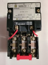 Square D 8536SCG3S Magnetic Motor Starter, Size 1, 200-575VAC, 10HP 4F-41 USA