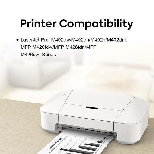 2x Wysokowydajna kaseta z czarnym tonerem CF226A 26A do HP LaserJet Pro M402 MFP M426 - Zdjęcie 3 z 5