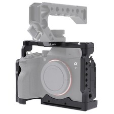 Metal Camera Cage Cold Shoe 1/4" 3/8" Threaded for Sony A7S3 A7M3 A7M4 Mark4