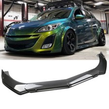 For Mazda 3 Mazda Speed3 Carbon Style Front Bumper Lip Spoiler Splitter Body