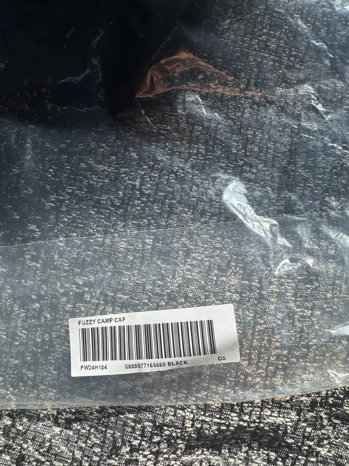 Gorra Supreme FW24 Fuzzy Camp negra talla única Foto 3 de 3