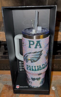 Philadelphia Eagles Bling 40oz Tumber **RARE** Brand New