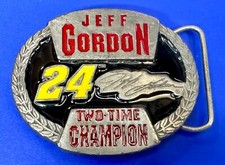 Jeff Gordon 24 Two Time Nascar Winston Cup Champion JG Motorsports Belt Buckle