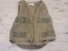 Black Sheep Brand Men's M Bird Hunting Vest Tan 100% Cotton Desyroyed. READ!!