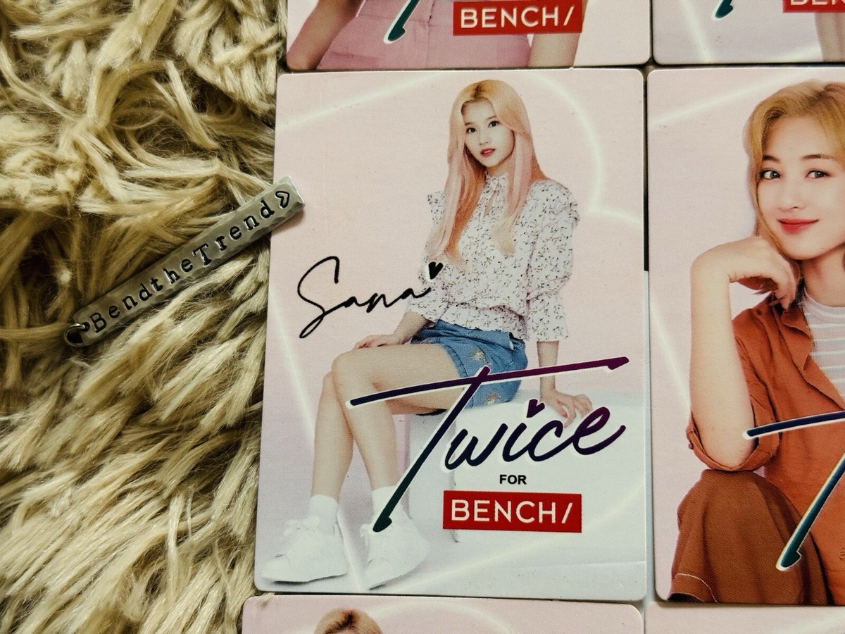 Rare Official Twice x Bench Calendar OT9 Photocards Set +