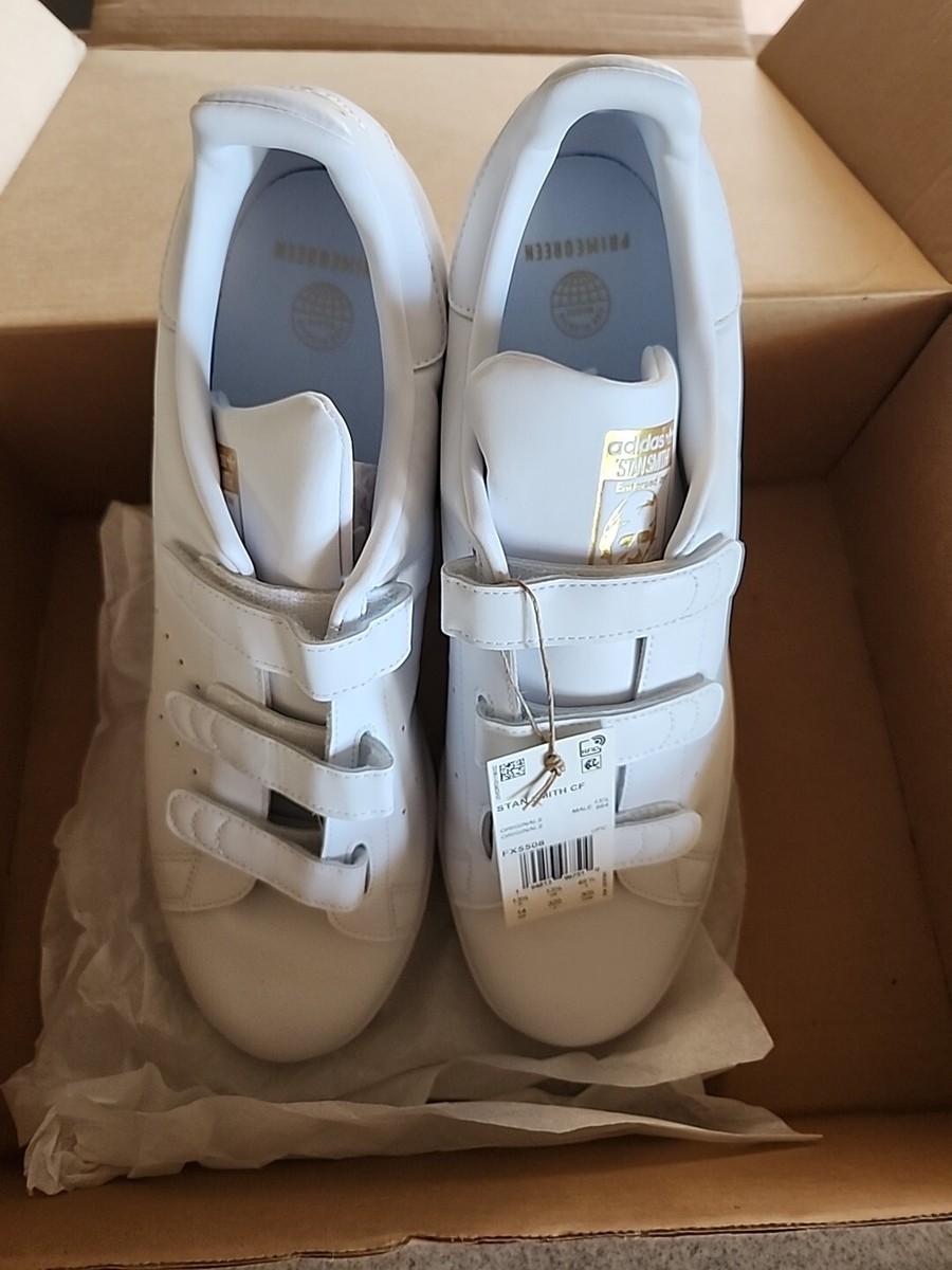 Adidas Stan Smith White Gold Metallic FX5508 (Size 14) New Adidas Stan Smith White Gold Metallic FX5508 (Size 14) New