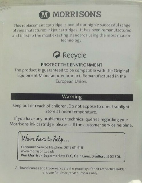 morrisons hp 304 ink