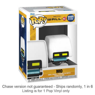Wall-E Mo Highly Collectable Funko Pop! Vinyl Figure Chase Ships 1 in 6 3.75''