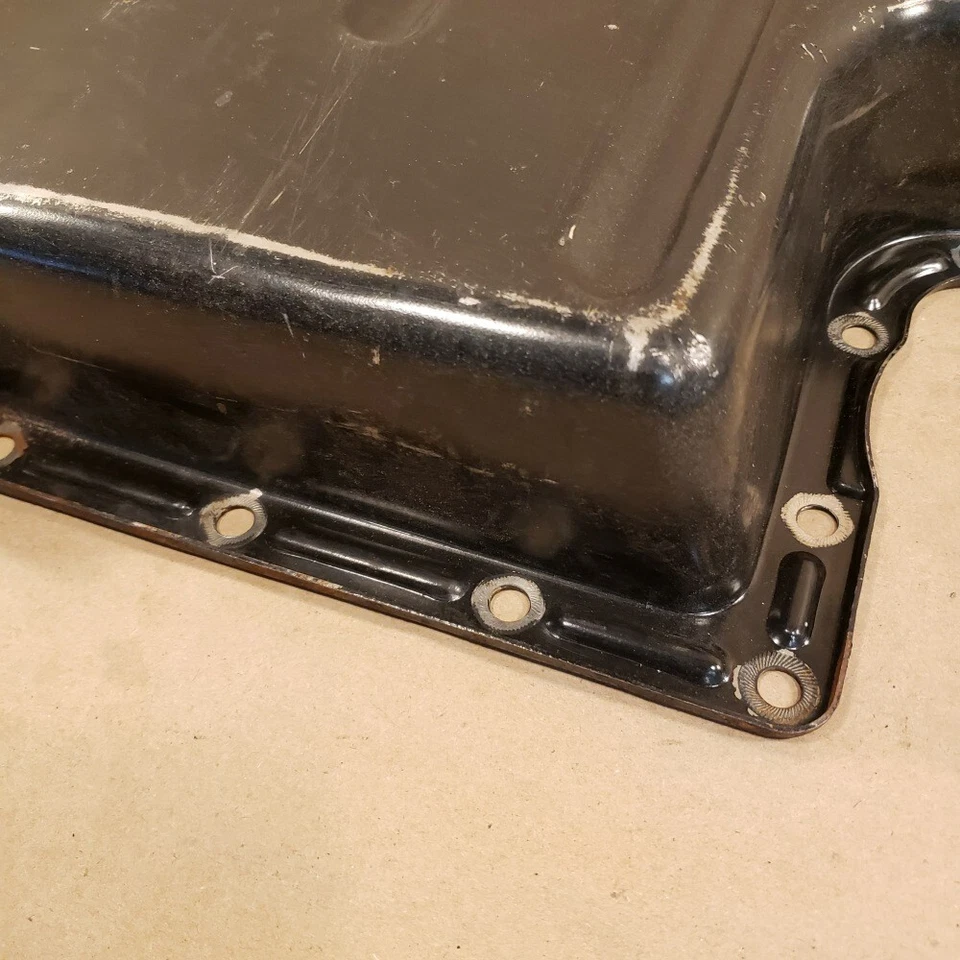 Sumidero de aceite de motor Facelift original Jaguar XJ12 XJS V12 HE cárter inferior EAC3234 Foto 4 de 4