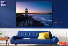 Hornby Lighthouse at Watsons Bay Wall Canvas Home Decor Australian Made Quality