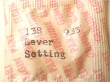 Elgin 933 - Part 138 - Setting Lever - Factory Watch Replacement / Repair Part