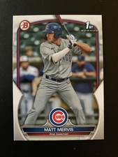 Matt Mervis 2023 Bowman 1st Prospects #BP-74 Chicago Cubs