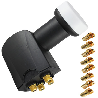 SAT Quattro LNB für Mulischalter Digital Full HD 0,1db HDTV SAT LNC LMB 0,1 dB