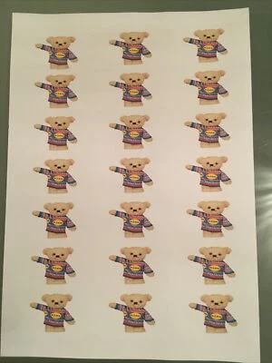 42 Lidl Bear Food sweet Stickers Labels School christmas Craft Fairs unoffical