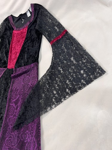 Fun World DIV Costume Dress Renaissance Maiden/Gothic Fairy Size Medium/Large - Picture 15 of 18