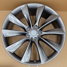 For Front Tesla Model S Oem Design Wheel 21 2012-2017 Charcoal Alloy Rim 98727