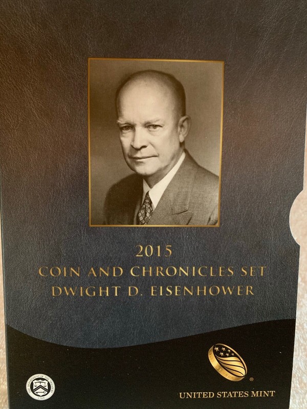 2015 Dwight D. Eisenhower Coin & Chronicles Set….PRICE REDUCTION….MY LAST ONE!!