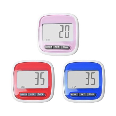 3D Tri  Pedometer Accurate Step Counter with Large Dispaly Walking Pedometer
