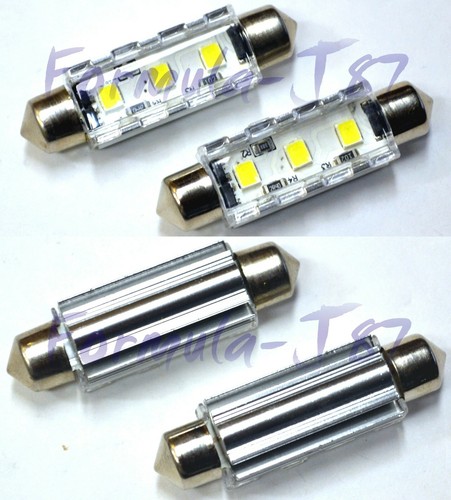 LED 5W Luz Canbus 43-44MM Blanco 6000K Dos Bombilla Luz Interior Maletero Cargo - Imagen 3 de 12