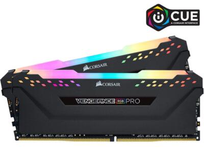 CORSAIR Vengeance RGB Pro 32GB (2 x 16GB) 288-Pin PC RAM DDR4 3200