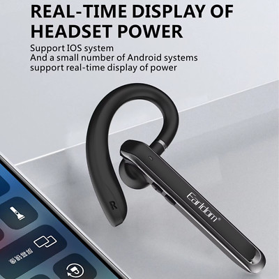 Earldom Wireless Stereo Ohrhörer | Ohrhaken Einzel Kabellos Headset | UK Produkt